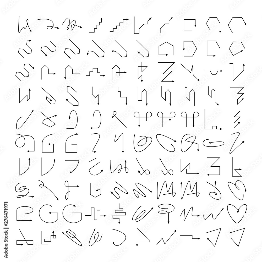 big collection of arrow and line bow icons big collection of arrow and line bow icons