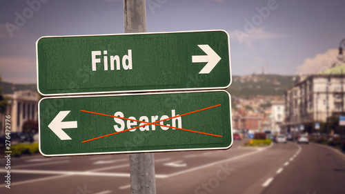 Street Sign Find versus Search