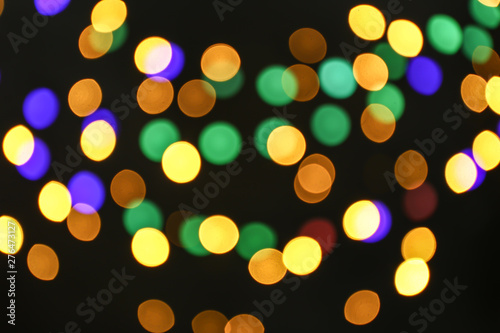 Colorful Bokeh Lights Abstr...