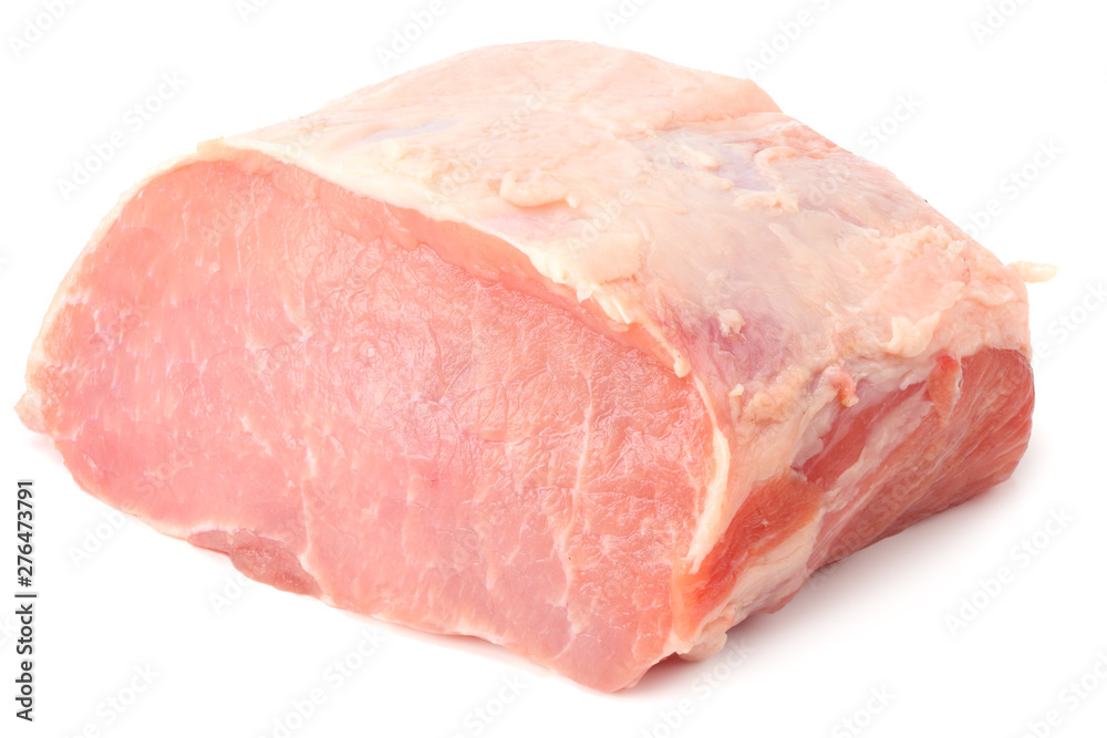 Raw pork meat isolated on white background Raw pork meat isolated on white background