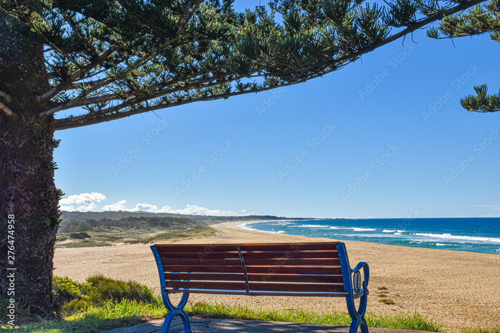 Coila Beach bench - Tuross Head 2537 Coila Beach bench - Tuross Head 2537