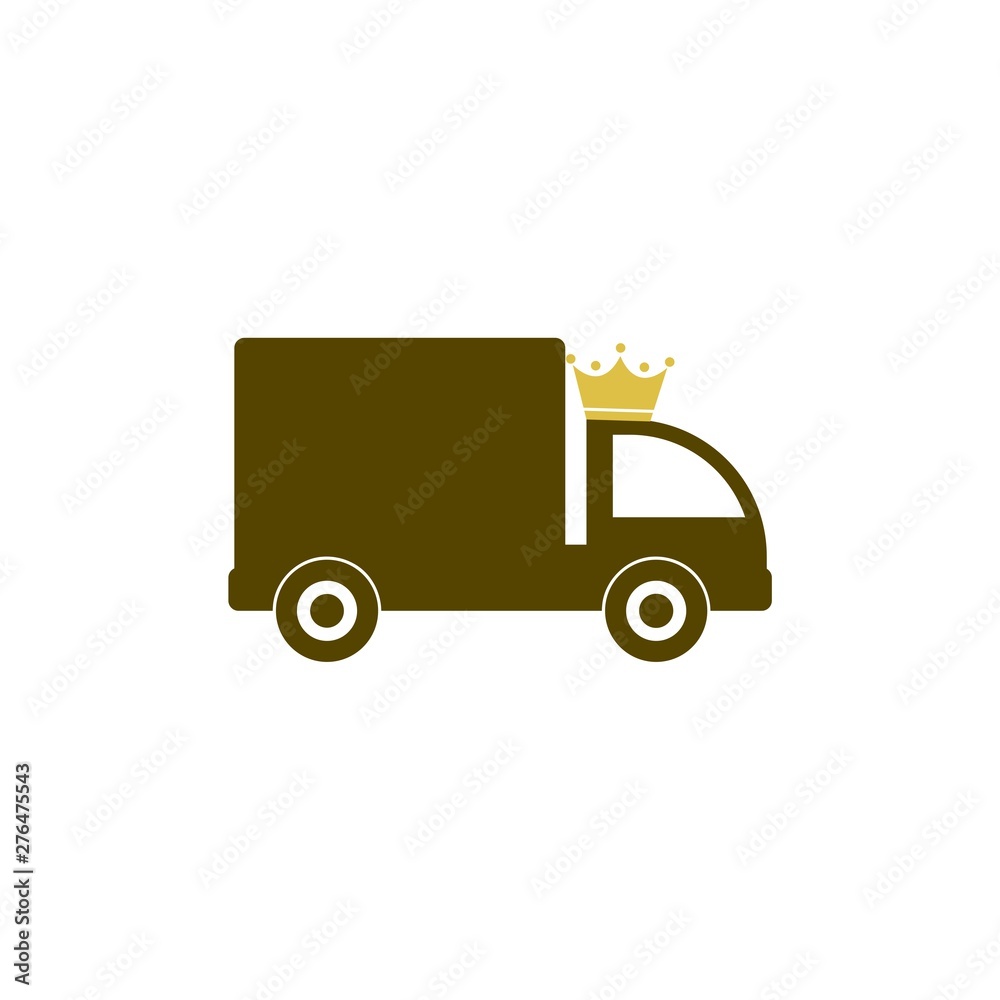 King Shipping logo designs, King Delivery icon King Shipping logo designs, King Delivery icon