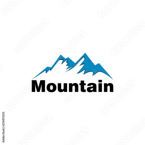 Abstract mountain company logo sign icon