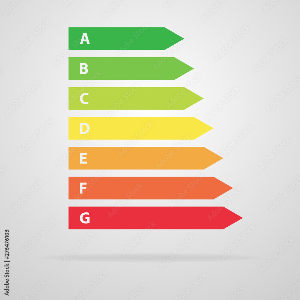 Illustration classification energy, isolated on white. Vector illustration. Illustration classification energy, isolated on white. Vector illustration.