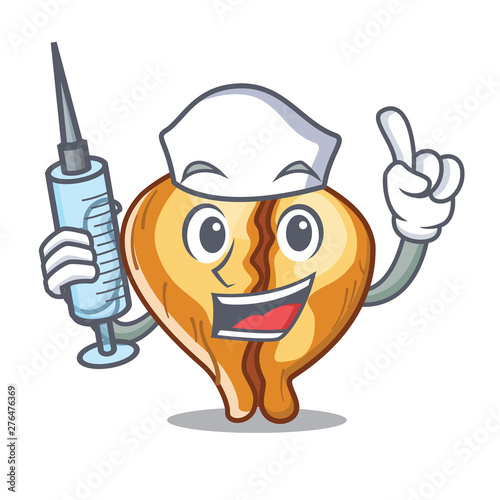Nurse tortellini is cooked in cartoon pan