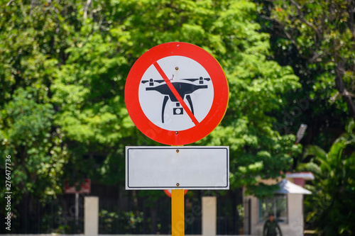 Prohibited flying drone