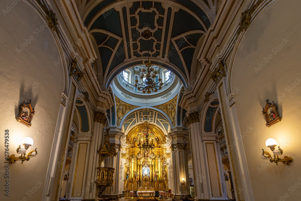 Chapel dedicated to the Virgen del Camino,  church of San Saturnino, Pamplona, Spain 