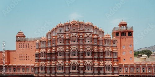 View of the Hawa Mahal palace in Jaipur, Rajasthan, India