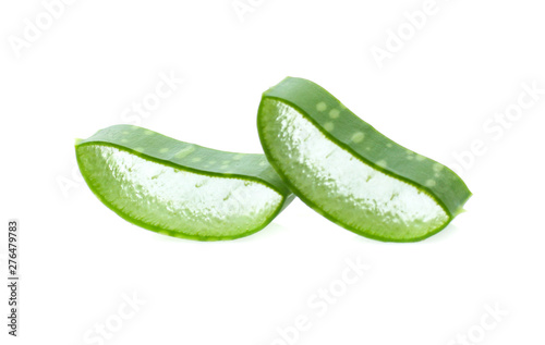 Wallpaper Mural Aloe sliced, isolated on a white background Torontodigital.ca