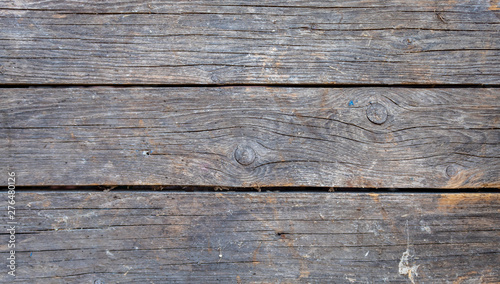 Fototapeta Naklejka Na Ścianę i Meble -  Grayish Old Weathered Cracked Wood Texture