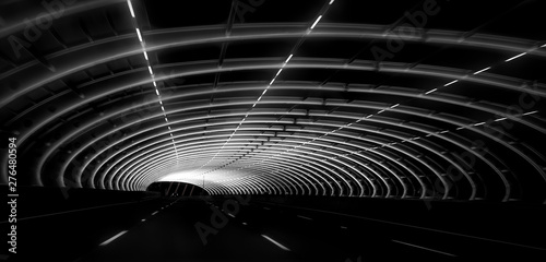 Sound Tube Bridge in Monochrome