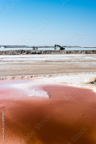 Chott el Djerid in Tunisia photo