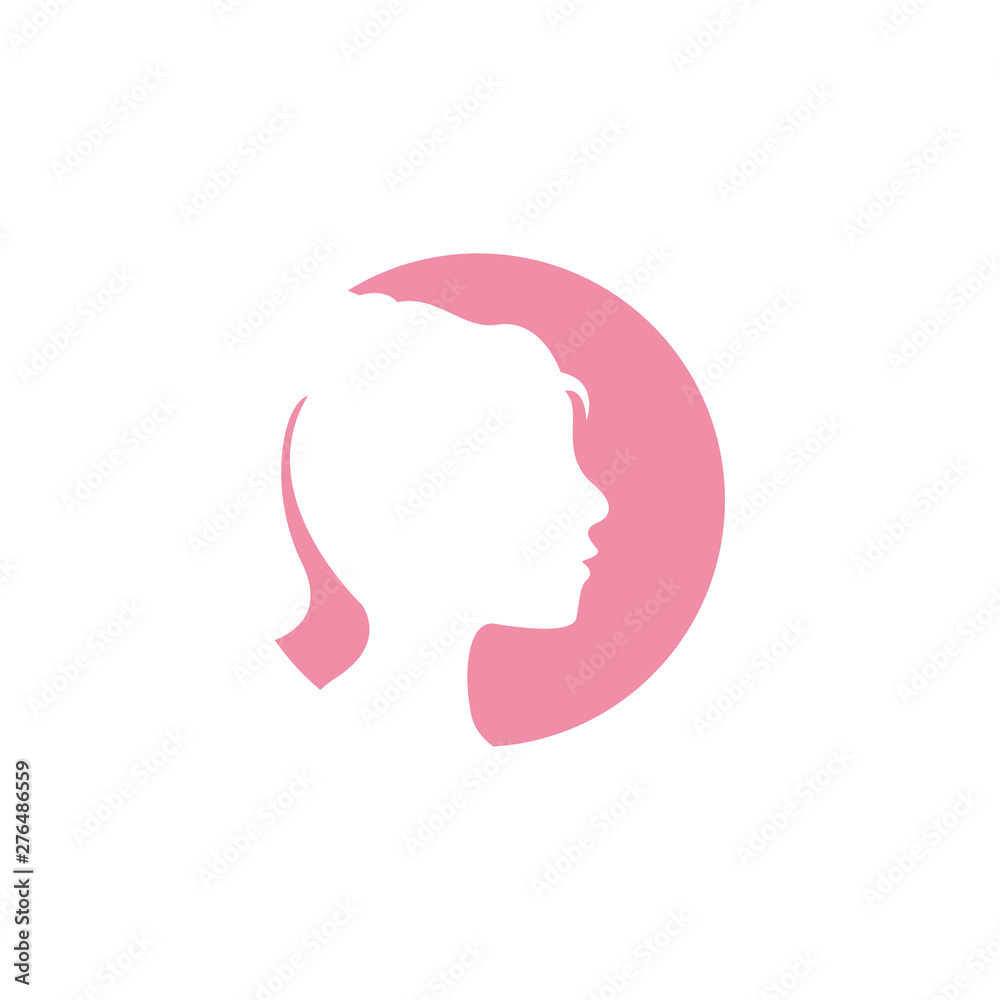 Woman graphic icon design template vector illustration