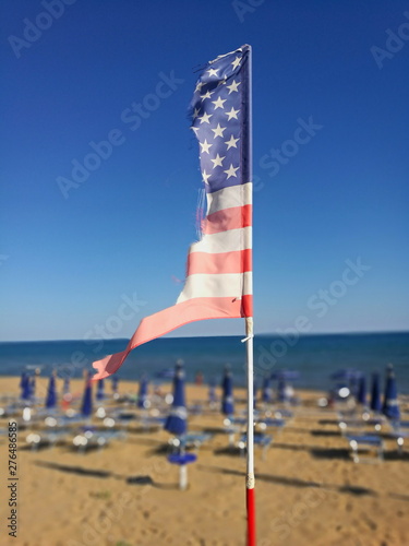 American flag  photo