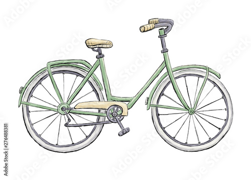 Illustration of bicycle