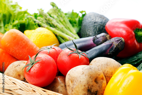 野菜　Vegetables on white background