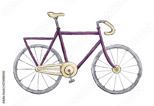 Illustration of bicycle