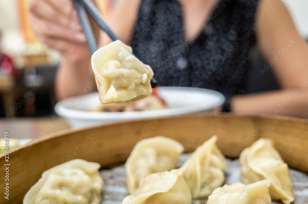 Taiwanese famous snacks of steamed dumplings Taiwanese famous snacks of steamed dumplings