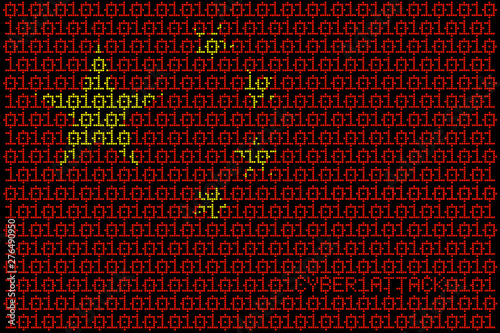 Photography Illustration idea for cyber attack on China.
