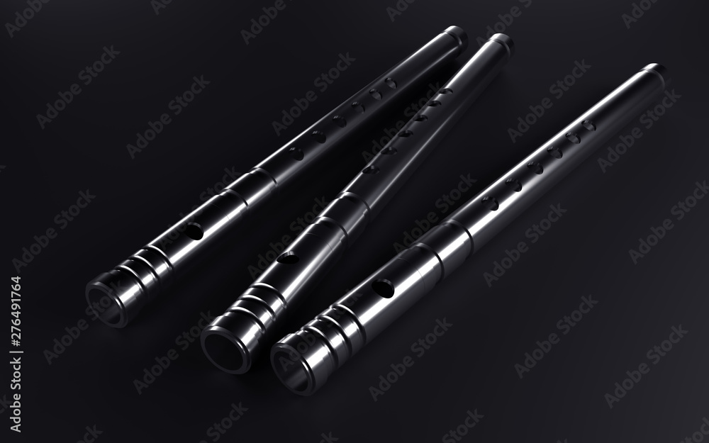 custom made wallpaper toronto digital3d rendered quality steel flute illustration