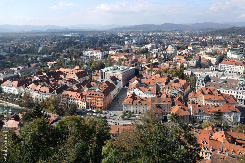 Downtown Ljubljana