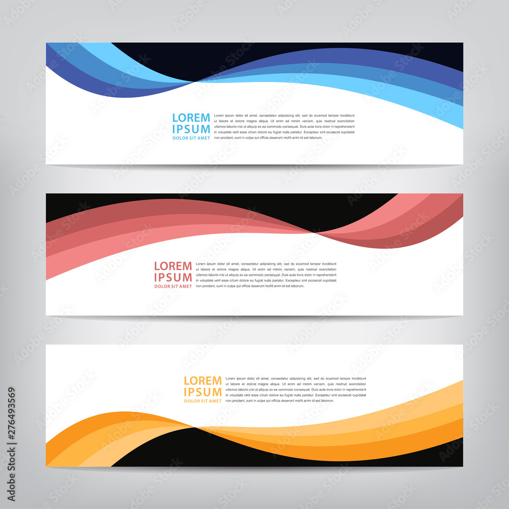 Fototapeta premium modern design, web banner template, vector illustration