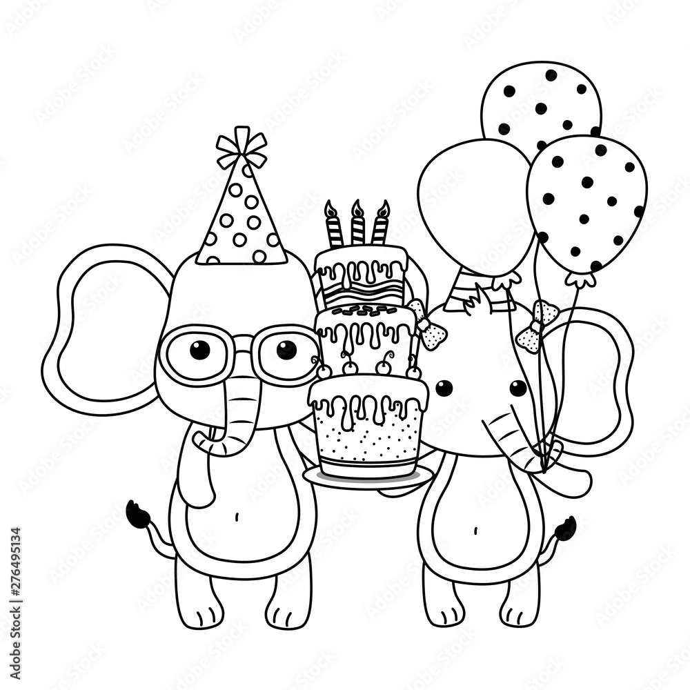 custom made wallpaper toronto digitalAnimals with happy birthday icon design