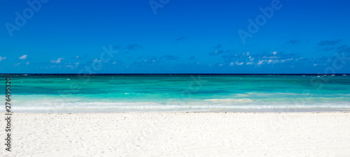 beautiful beach and tropical sea