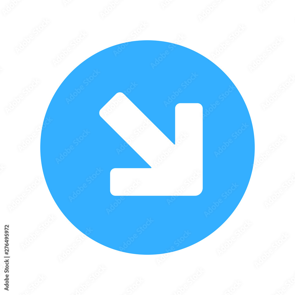 diagonal down right sign vector diagonal down right sign vector
