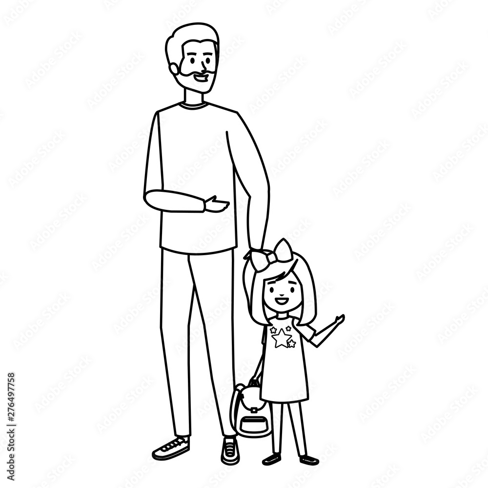happy student girl with male teacher happy student girl with male teacher