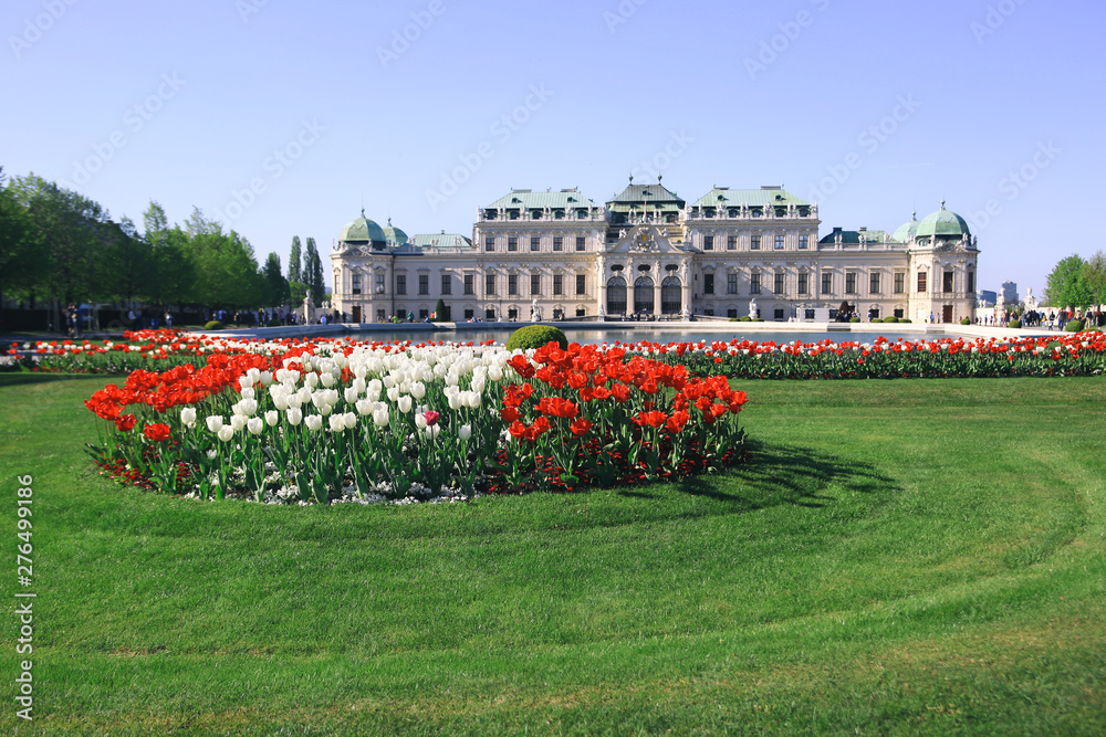 Belvedere Castle in City Vienna - Austria