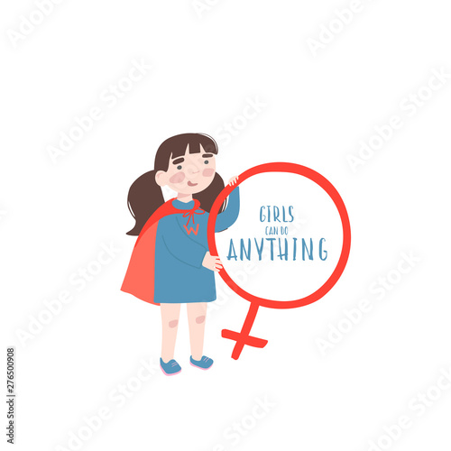 Isolated vector cartoon illustration.