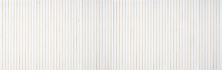 white wood panel background texture - extra wide banner format - wooden wall paneling