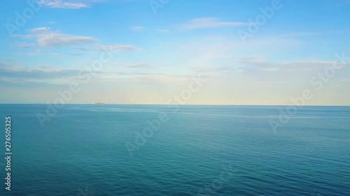 Wallpaper Mural Aerial view Video of calming waves of the Thai Sea/Ocean during a warm sunny morning with a blue cloudless sky at Kho Samet.Thailand Torontodigital.ca