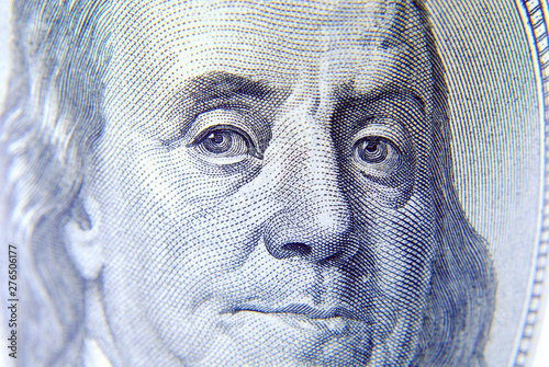 Currency of the United States of America Close up 
