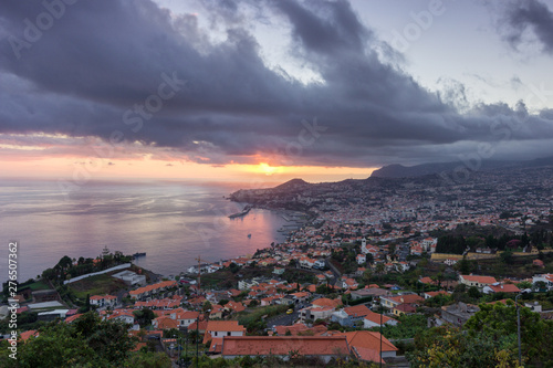 Views of Funchal from Miradouro das Neves in Madeira (Portugal)