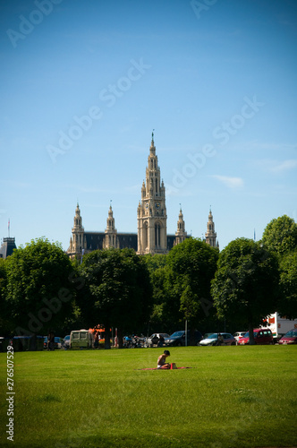 Photography view of cathedral in vienna