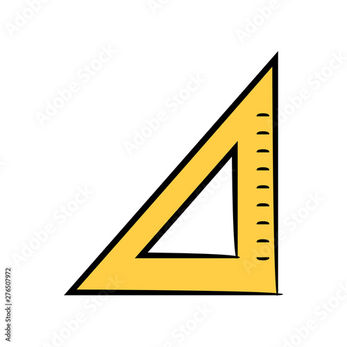 square ruler yellow color design theme