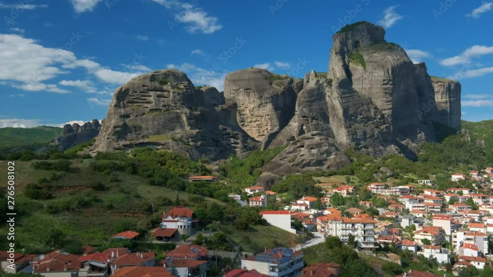 Scenic landscape of Meteora in Greece Scenic landscape of Meteora in Greece
