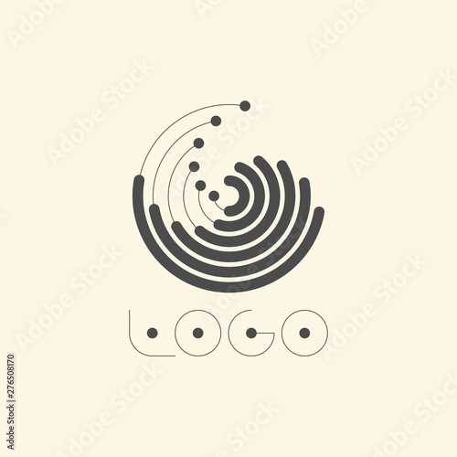 Abstract Marine Logo. Creat...
