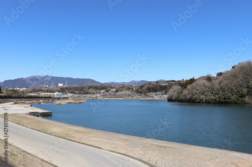 島田湖（山梨県上野原市）,lake shimada,uenohara,yamanashi,japan