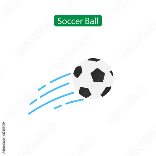 Fototapeta Naklejka Na Ścianę i Meble -  Soccer ball icon or sign.