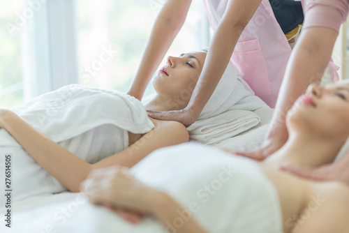 therapist giving a massage