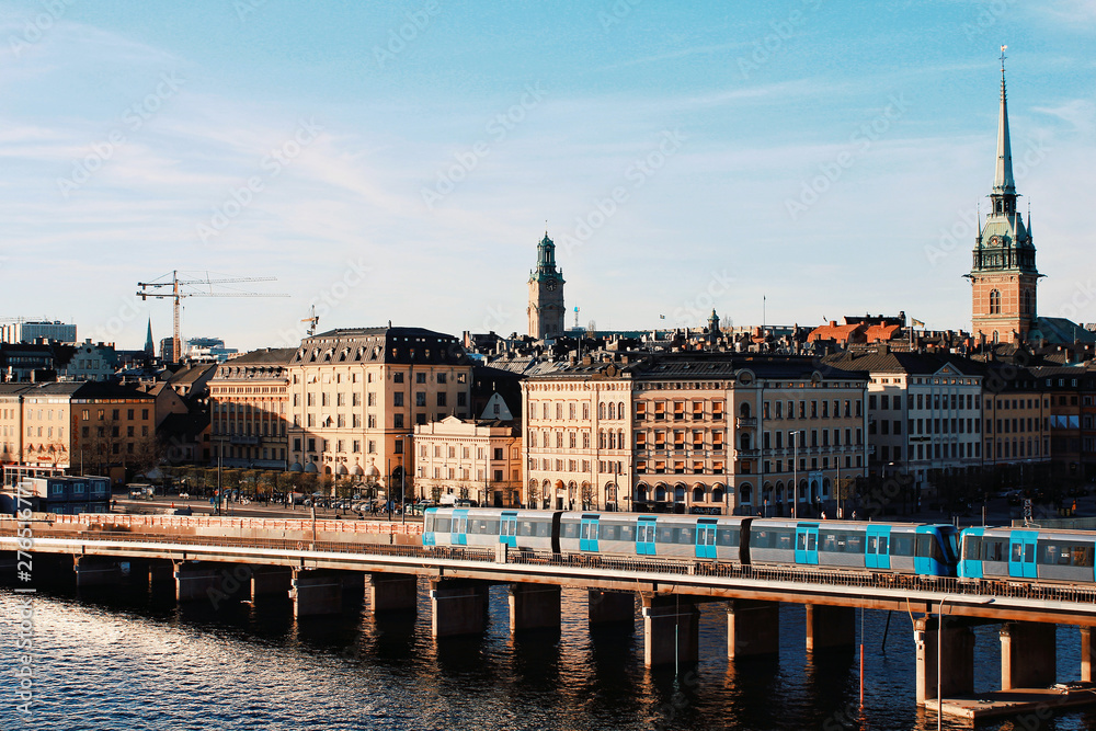 Fototapeta premium panoramic view of stockholm