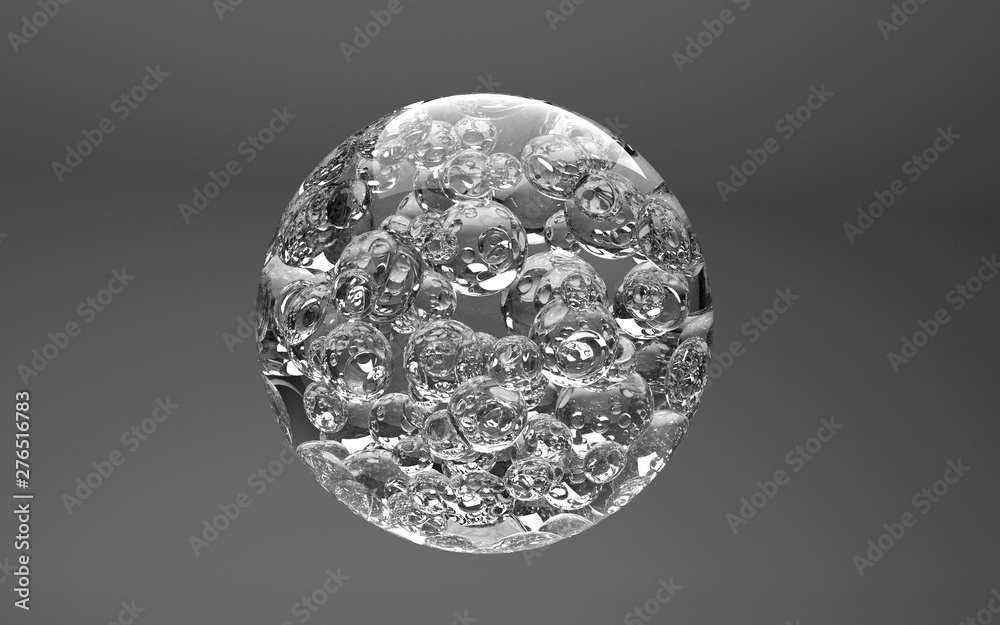 globe with bubbles globe with bubbles