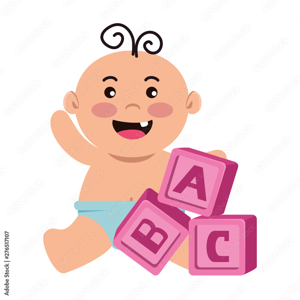 alphabet blocks toys with baby boy