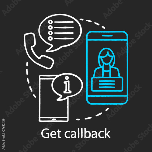 Get callback chalk icon