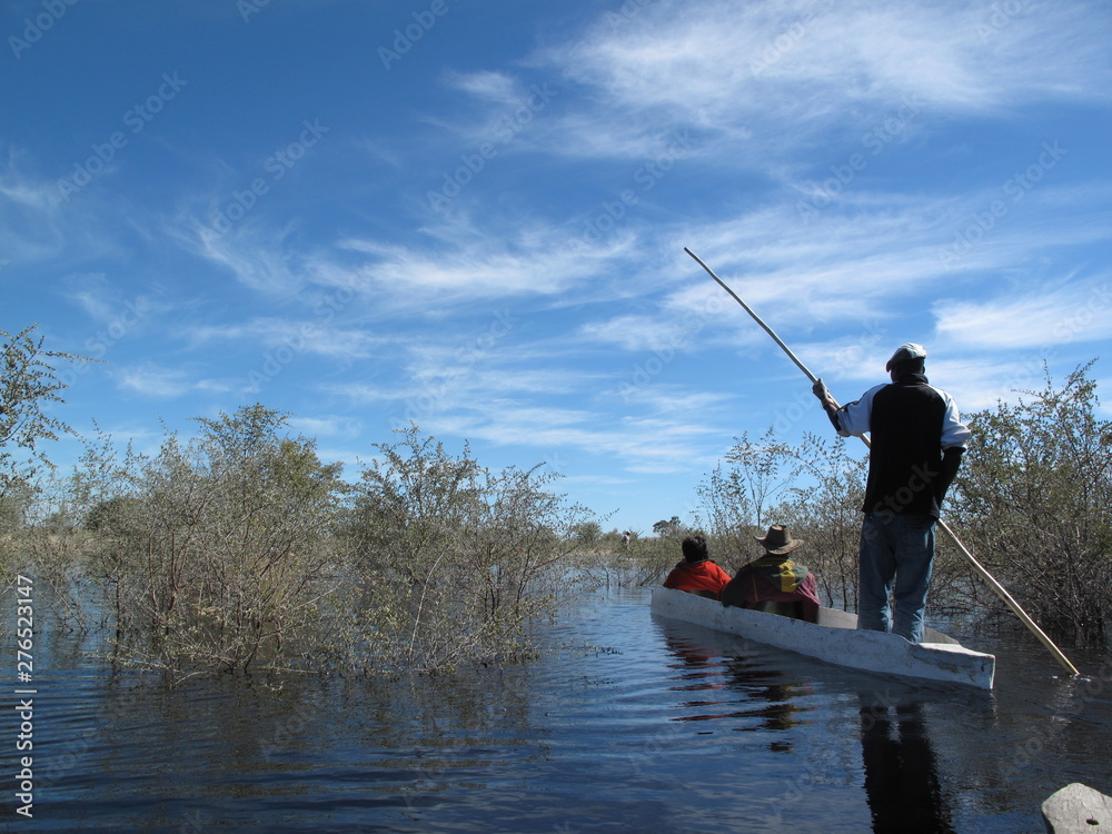 Mokoro Fahrt durch das Okavango Delta