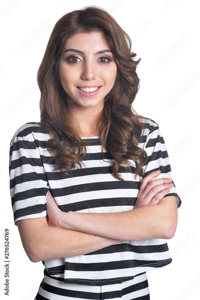Close up portrait of beautiful brunette young woman Close up portrait of beautiful brunette young woman