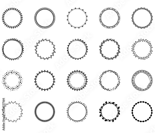 Set of isolated sunburst rays retro design elements isolated on a white background. Starbursts circles
